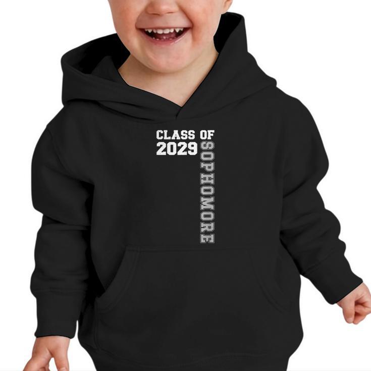 Class Of 2029 Sophomore 2029 Back To School Graphic Toddler Hoodie