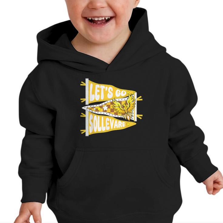 Let's Go Sollevare Uplift Back To School Spirit Graphic Toddler Hoodie