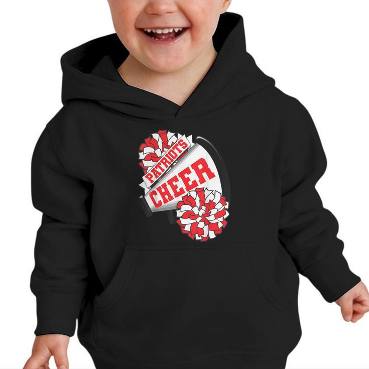Patriots Cheer Back To School Cheerleading Spirit R Graphic Toddler Hoodie