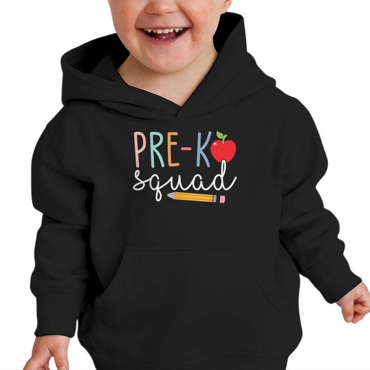 Pre-K Squad Tshirt Pre-K Back To School Graphic Toddler Hoodie
