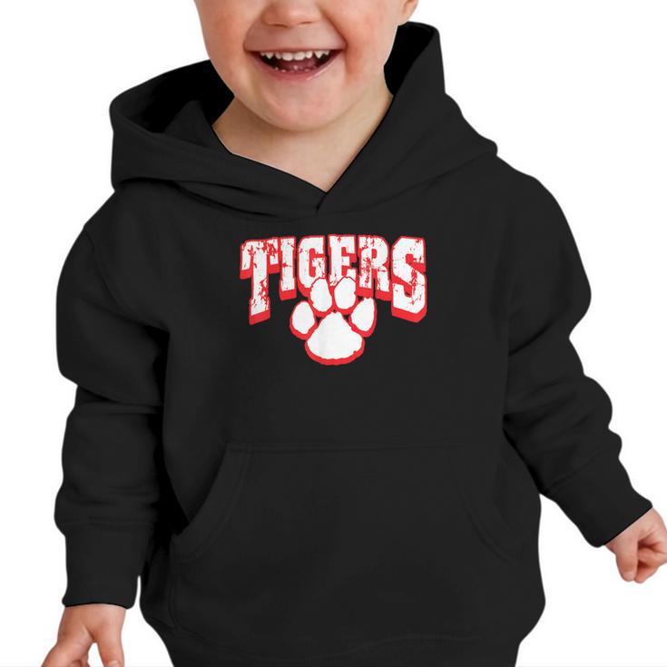 Tigers School Spirit Back To School R Graphic Toddler Hoodie