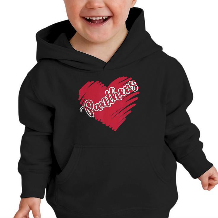 Vintage Panthers School Sports Name Spirit Go Back To School Graphic Toddler Hoodie