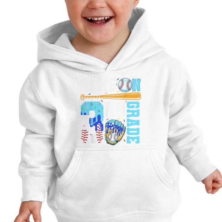 3rd Grade Back To School Baseball Drip Ice Cream Game On Graphic Toddler Hoodie 3rd Grade Back To School Baseball Drip Ice Cream Game On Graphic Toddler Hoodie