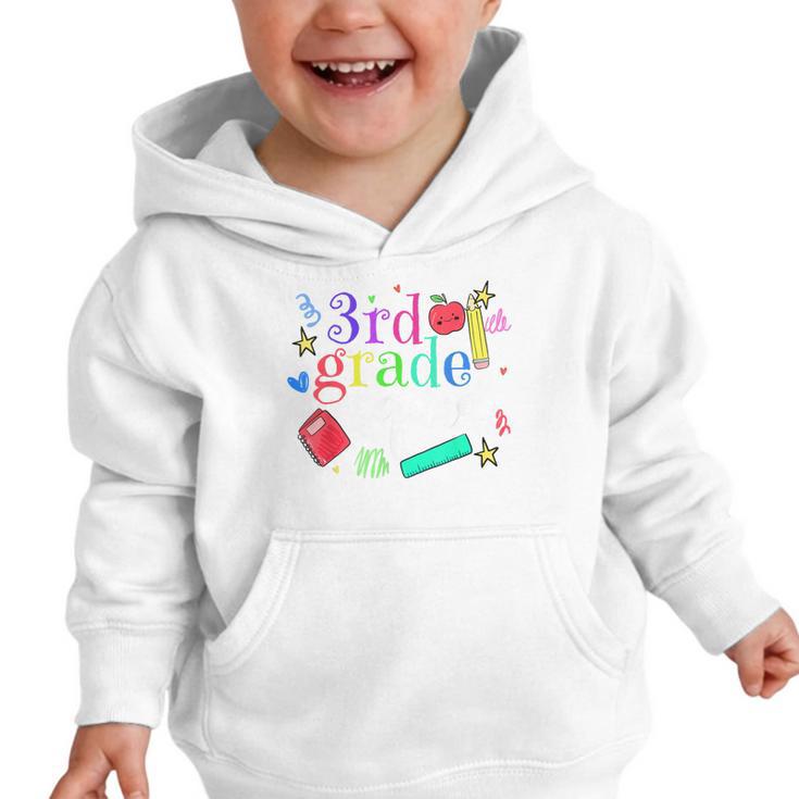 3rd Grade Squad Back To School Team Third Grade Graphic Toddler Hoodie 3rd Grade Squad Back To School Team Third Grade Graphic Toddler Hoodie