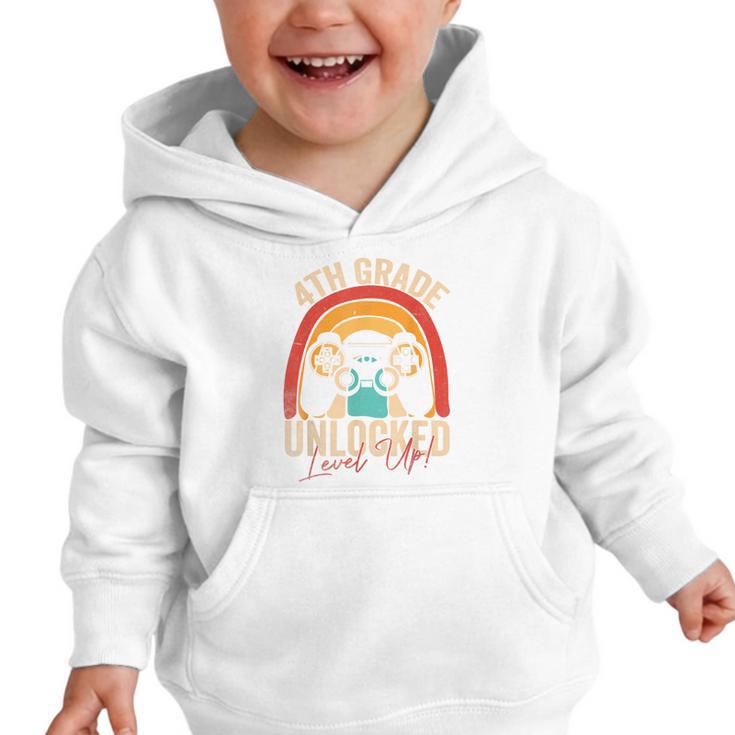 4th Grade Unlocked Level Up Gamer Back To School Fourth Graphic Toddler Hoodie 4th Grade Unlocked Level Up Gamer Back To School Fourth Graphic Toddler Hoodie