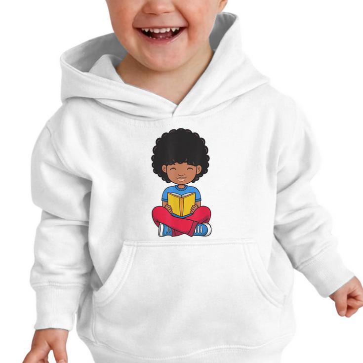 Back To School Afro African American Boy Student Graphic Toddler Hoodie