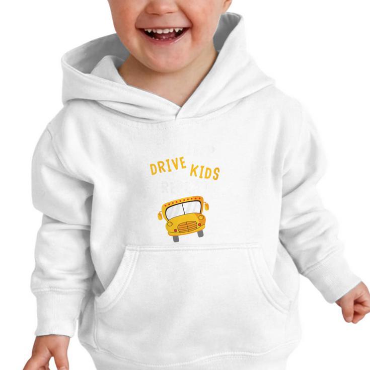 Back To School Bus Driver Appreciation Thank You Quote Graphic Toddler Hoodie