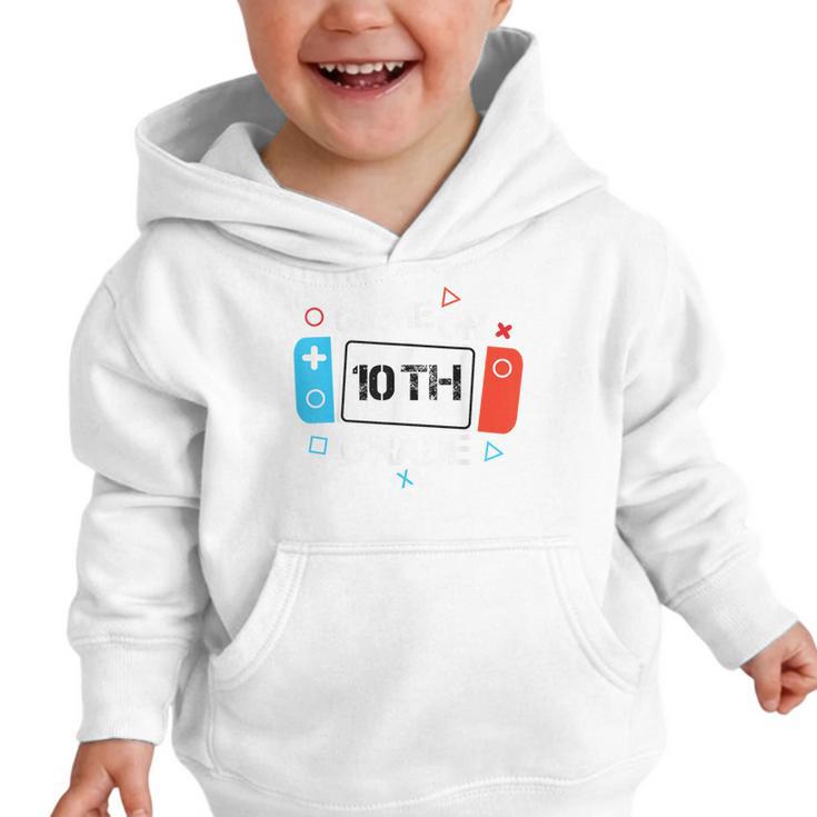 Back To School Game On 10th Grade Gamer Kids Boys Girl Graphic Toddler Hoodie