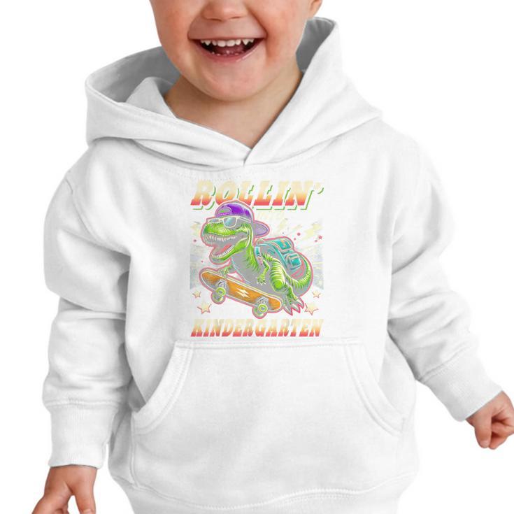 Back To School Kindergarten Dinosaur First Day Of School Boy Graphic Toddler Hoodie Back To School Kindergarten Dinosaur First Day Of School Boy Graphic Toddler Hoodie