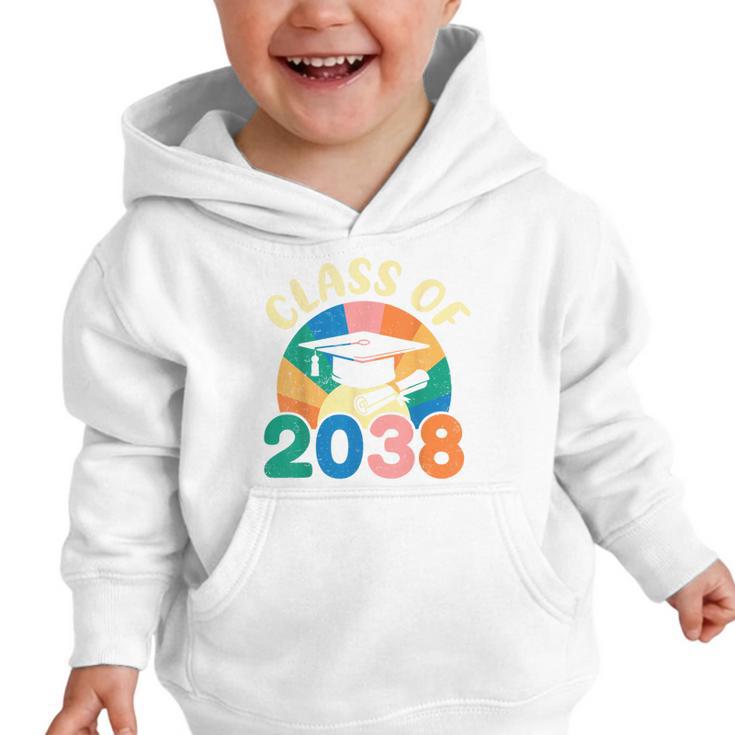 Back To School Pre-K Kindergarten Graduation Class Of 2038 Graphic Toddler Hoodie Back To School Pre-K Kindergarten Graduation Class Of 2038 Graphic Toddler Hoodie