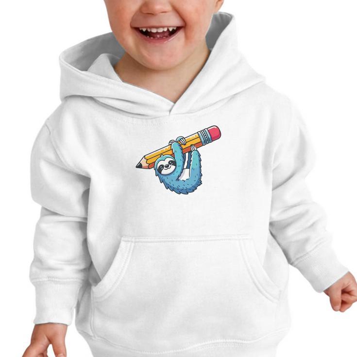 Back To School Seventh Grade Sloth Hanging Out In 7th Grade Performance Graphic Toddler Hoodie