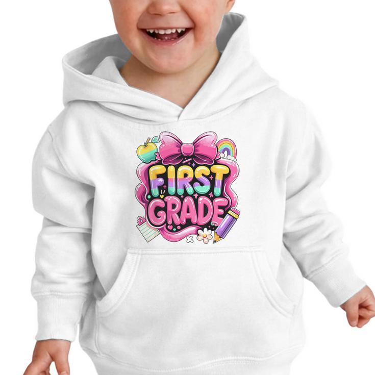Back To School Team 1st Grade First Grade Graphic Toddler Hoodie Back To School Team 1st Grade First Grade Graphic Toddler Hoodie