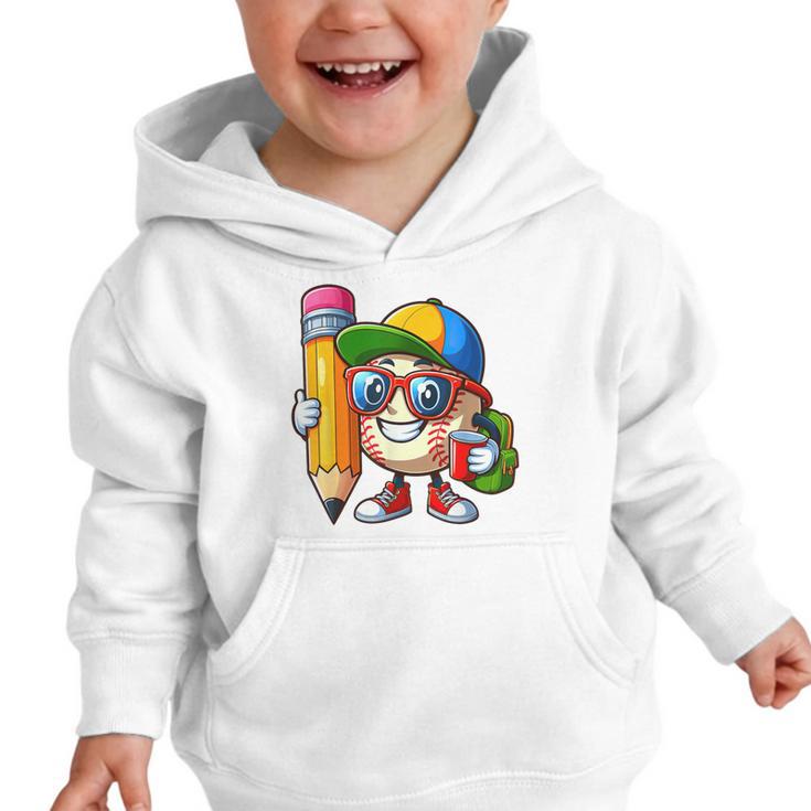 Baseball Lovers Pencil Back To School Kids Boys Girls Graphic Toddler Hoodie Baseball Lovers Pencil Back To School Kids Boys Girls Graphic Toddler Hoodie