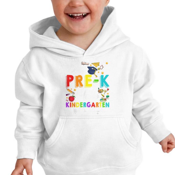 Bye Pre-K Hello Kindergarten Students Pupils Back To School Graphic Toddler Hoodie Bye Pre-K Hello Kindergarten Students Pupils Back To School Graphic Toddler Hoodie