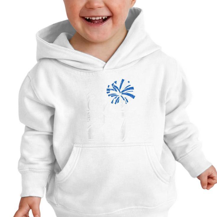 Class Of 2027 Cheer Blue Senior 2027 Back To School Graphic Toddler Hoodie Class Of 2027 Cheer Blue Senior 2027 Back To School Graphic Toddler Hoodie