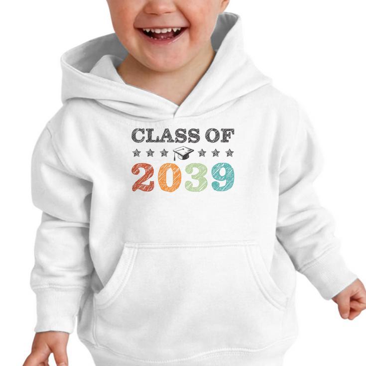 Class Of 2039 Grow With Me Back To School Graduation Graphic Toddler Hoodie