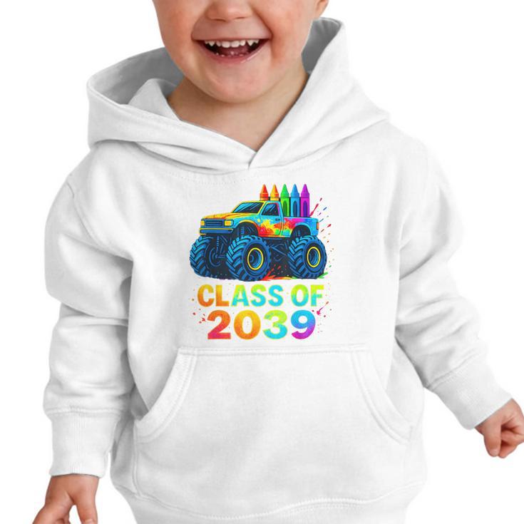 Class Of 2039 Monster Truck Kindergarten Back To School Boys Graphic Toddler Hoodie Class Of 2039 Monster Truck Kindergarten Back To School Boys Graphic Toddler Hoodie
