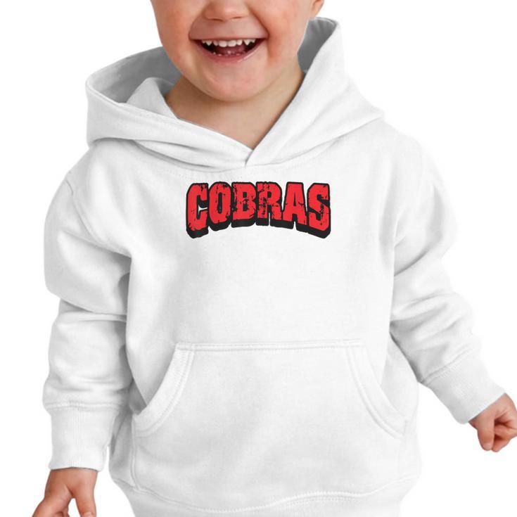 Cobras Back To School Spirit R Graphic Toddler Hoodie