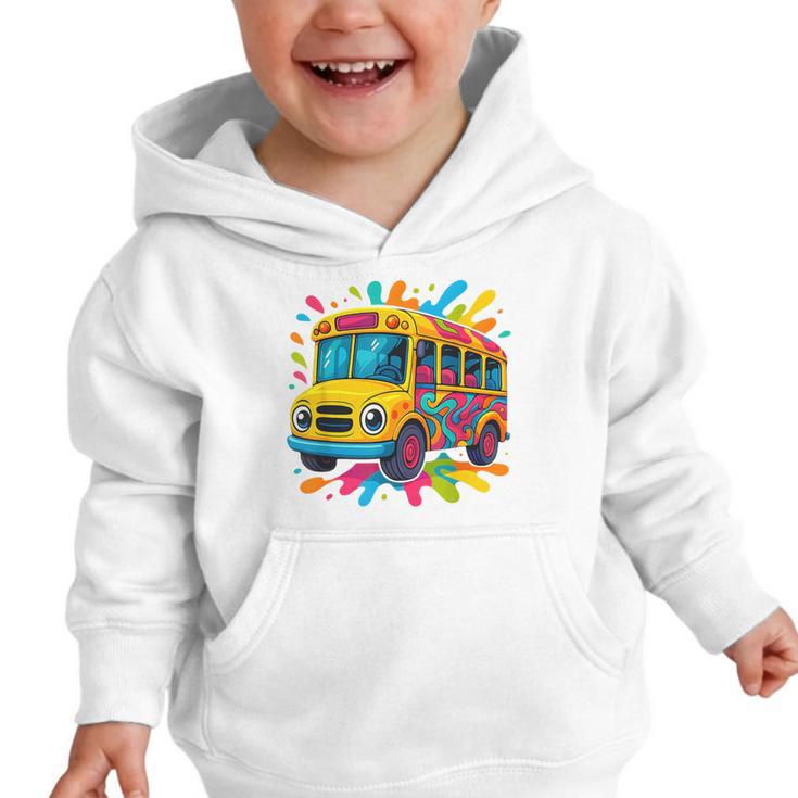 Colorful School Bus Driver Back To School Men Women Kids Graphic Toddler Hoodie Colorful School Bus Driver Back To School Men Women Kids Graphic Toddler Hoodie