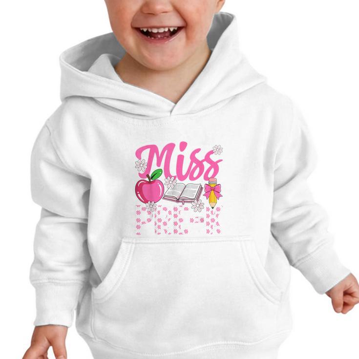 Cute Back To School Pre-K First Day Of School Pre-K Girls Graphic Toddler Hoodie Cute Back To School Pre-K First Day Of School Pre-K Girls Graphic Toddler Hoodie