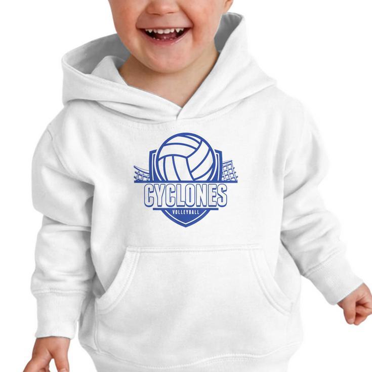 Cyclones Volleyball Back To School Spirit B Graphic Toddler Hoodie