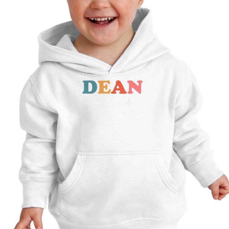 Dean Of Students Boho Cute Back To School Dean Graphic Toddler Hoodie