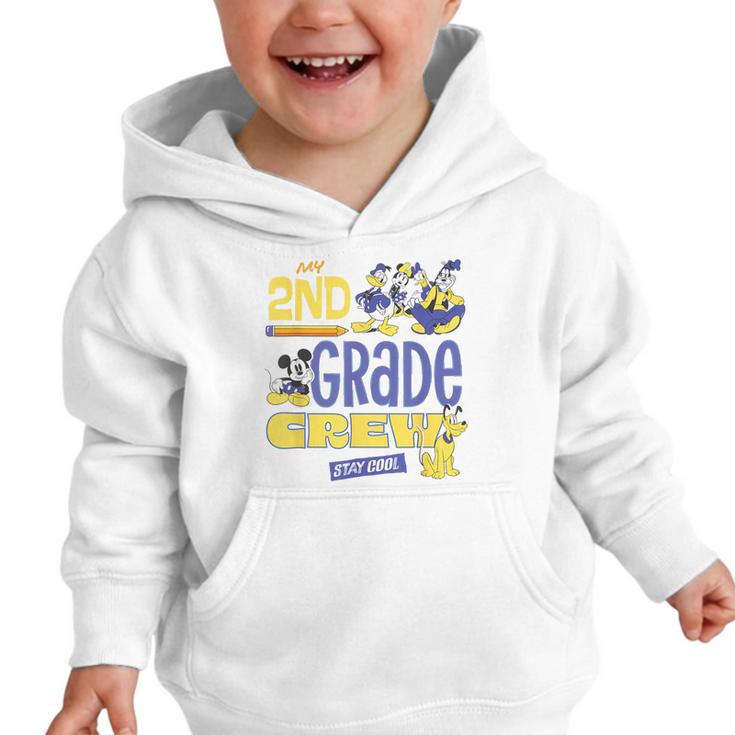 Disney My 2nd Grade Crew Stay Cool Back To School Friends Graphic Toddler Hoodie Disney My 2nd Grade Crew Stay Cool Back To School Friends Graphic Toddler Hoodie