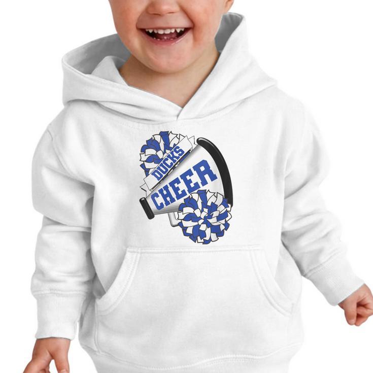 Ducks Cheer Back To School Cheerleading Spirit B Graphic Toddler Hoodie Ducks Cheer Back To School Cheerleading Spirit B Graphic Toddler Hoodie