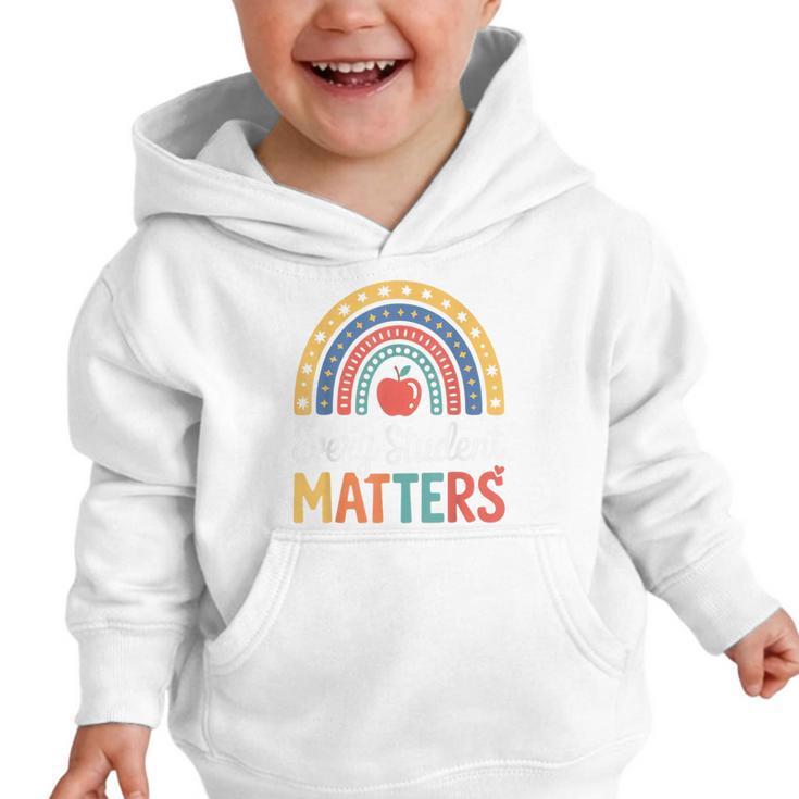 Every Student Matters Paraprofessional Back To School Graphic Toddler Hoodie Every Student Matters Paraprofessional Back To School Graphic Toddler Hoodie