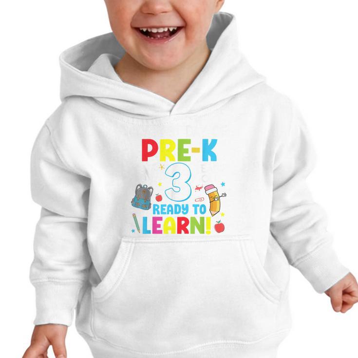 My First Day Of Pre-k Back To School Preschool Girls Boys Graphic Toddler Hoodie My First Day Of Pre-k Back To School Preschool Girls Boys Graphic Toddler Hoodie