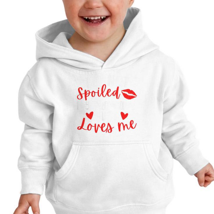 I'm Not Spoiled My Principal Just Loves Me Back To School Graphic Toddler Hoodie