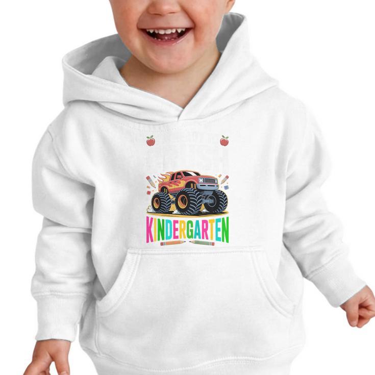 Kids Back To School I'm Ready To Crush Kindergarten For Boys Graphic Toddler Hoodie