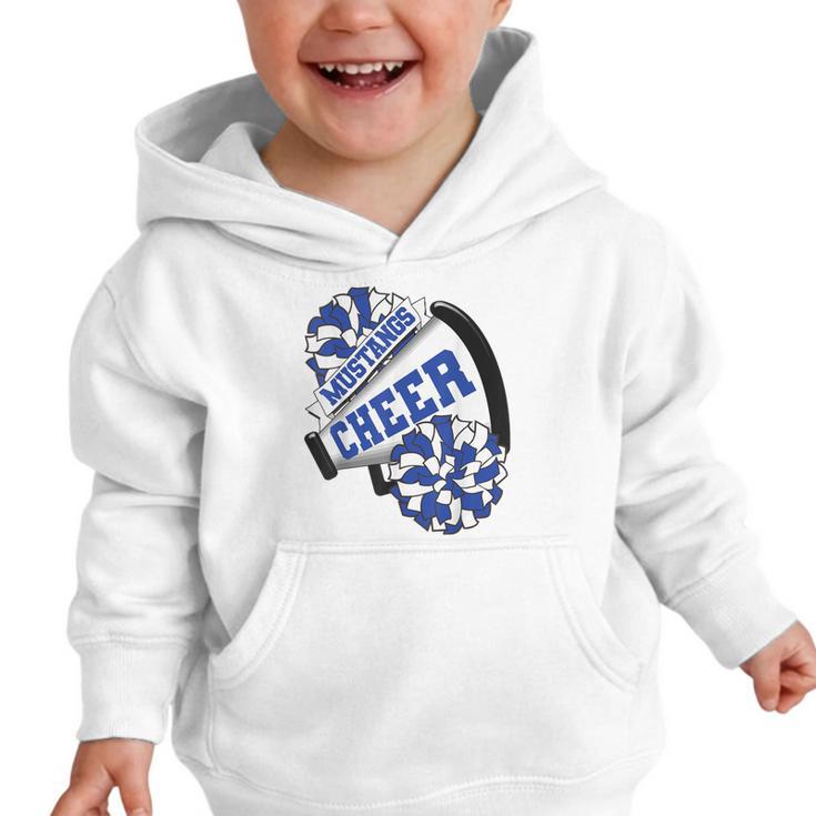 Mustangs Cheer Back To School Cheerleading Spirit B Graphic Toddler Hoodie Mustangs Cheer Back To School Cheerleading Spirit B Graphic Toddler Hoodie