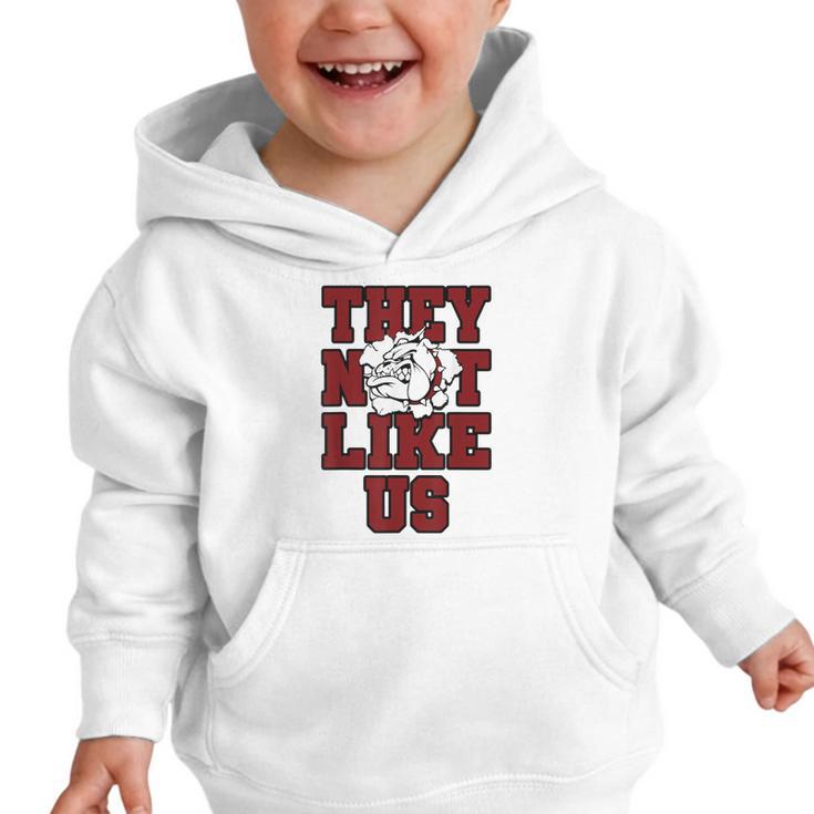 Not Like Bulldog Back To School Spirit M Graphic Toddler Hoodie