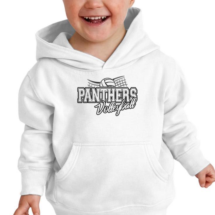 Panthers Volleyball Back To School Spirit Graphic Toddler Hoodie Panthers Volleyball Back To School Spirit Graphic Toddler Hoodie