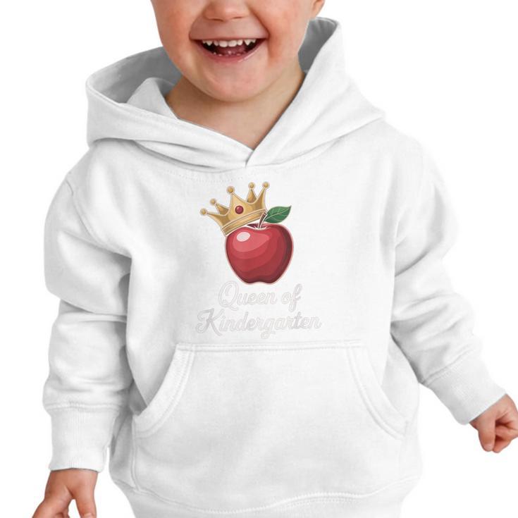 Queen Of Kindergarten Graduation Back To School Girl Graphic Toddler Hoodie Queen Of Kindergarten Graduation Back To School Girl Graphic Toddler Hoodie