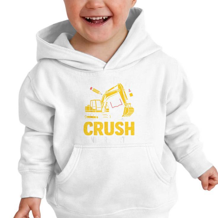 Im Ready To Crush Kindergarten Boys Back To School Graphic Toddler Hoodie