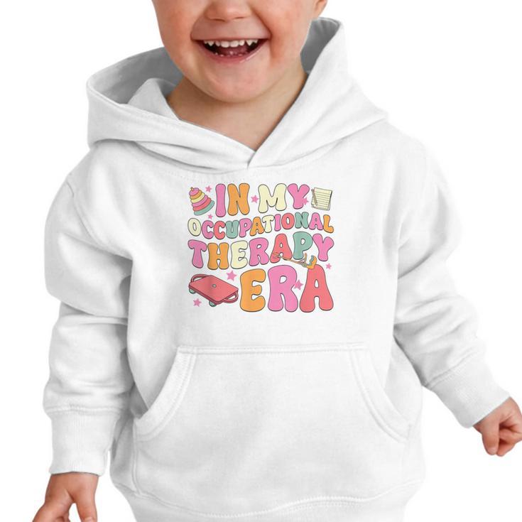 Retro In My Occupational Therapy Era OT OTA Back To School Graphic Toddler Hoodie