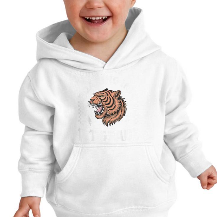 Roaring Into 1st Grade Roaring Tiger Back To School Boy Girl Graphic Toddler Hoodie