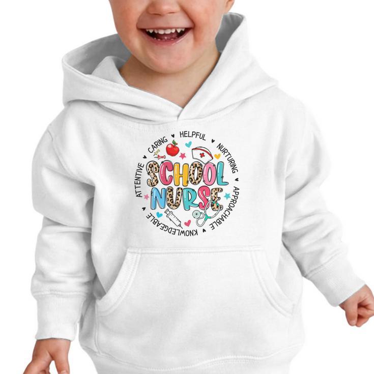 School Nurse Appreciation Back To School Nurse For Women Graphic Toddler Hoodie
