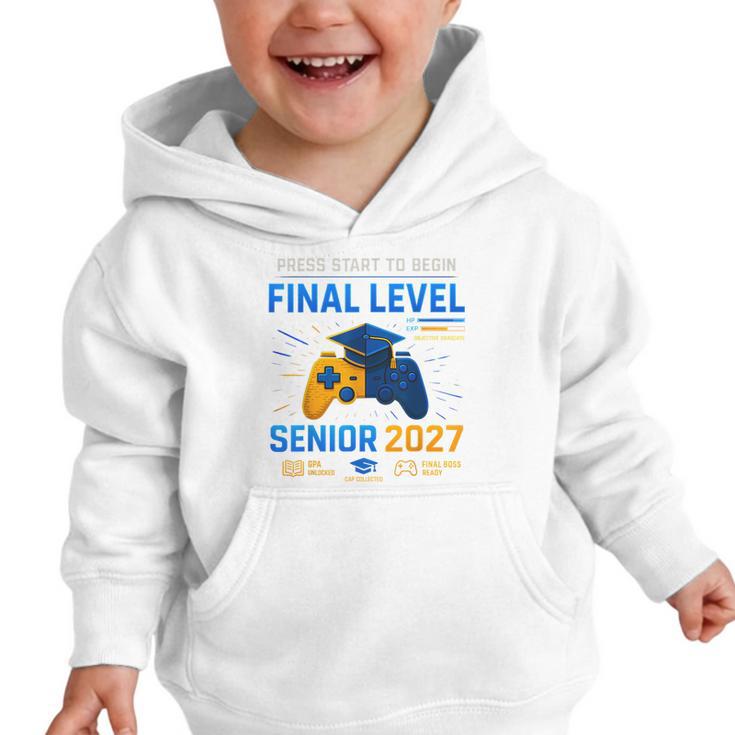 Senior Class Of 2027 Back To School Gamer Senior 2027 Graphic Toddler Hoodie Senior Class Of 2027 Back To School Gamer Senior 2027 Graphic Toddler Hoodie