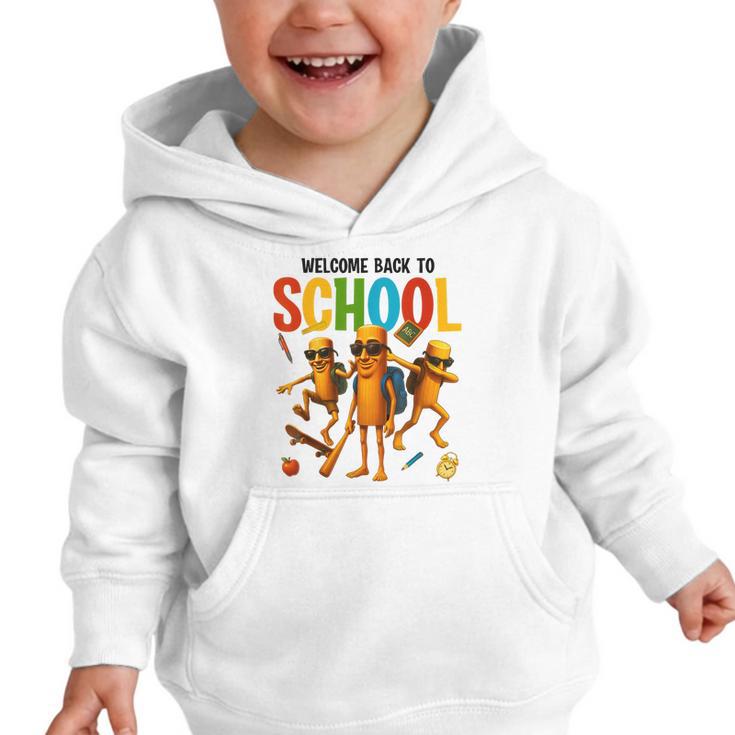 Tung Tung Sahur Back To School Brainrot Meme Boys Girls Kid Graphic Toddler Hoodie