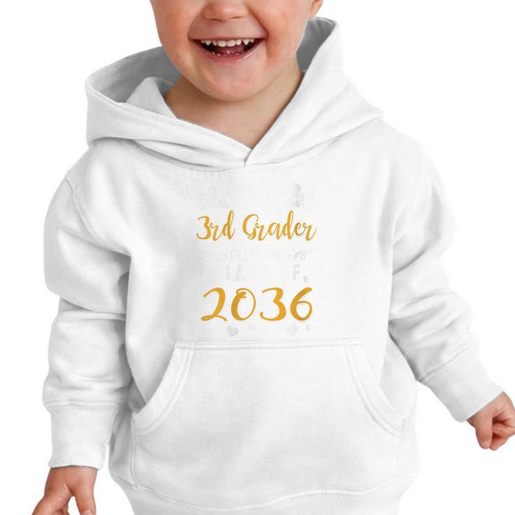 Women's Officially a 3rd Grader Future Class Of 2036 Back To School Graphic Toddler Hoodie