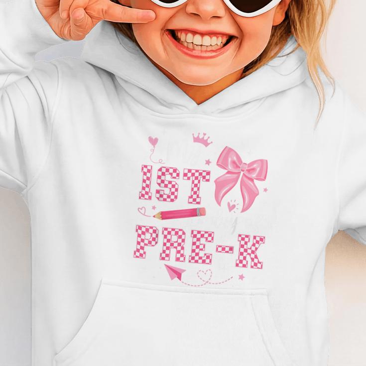 My 1st Day Of Pre-K PreK Pre K 2025 Back To School Girls Graphic Toddler Hoodie My 1st Day Of Pre-K PreK Pre K 2025 Back To School Girls Graphic Toddler Hoodie