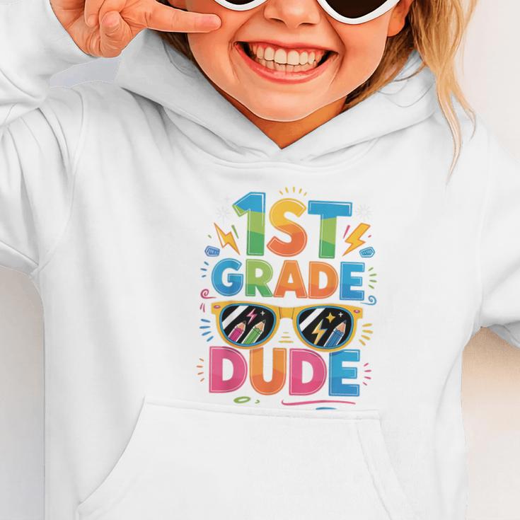 1st Grade Dude Shirt First Grade Boys Girl Back To School Graphic Toddler Hoodie 1st Grade Dude Shirt First Grade Boys Girl Back To School Graphic Toddler Hoodie