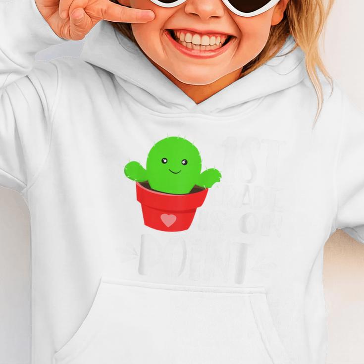 1st Grade Is On Point Cactus Back To School Graphic Toddler Hoodie 1st Grade Is On Point Cactus Back To School Graphic Toddler Hoodie