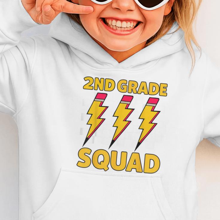 2nd Grade Lightning Bolt Second Grade Squad Back To School Graphic Toddler Hoodie 2nd Grade Lightning Bolt Second Grade Squad Back To School Graphic Toddler Hoodie