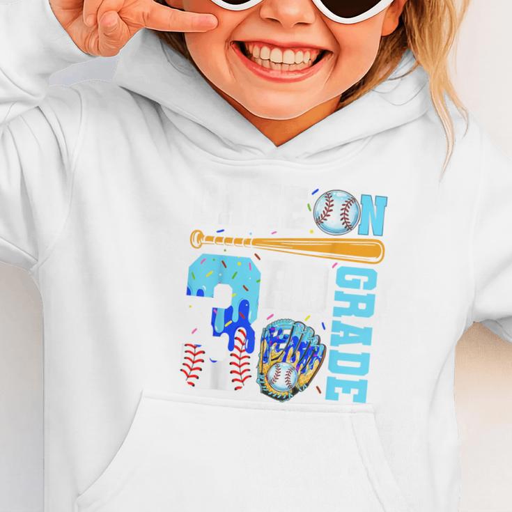 3rd Grade Back To School Baseball Drip Ice Cream Game On Graphic Toddler Hoodie 3rd Grade Back To School Baseball Drip Ice Cream Game On Graphic Toddler Hoodie