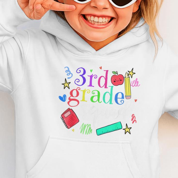 3rd Grade Squad Back To School Team Third Grade Graphic Toddler Hoodie 3rd Grade Squad Back To School Team Third Grade Graphic Toddler Hoodie
