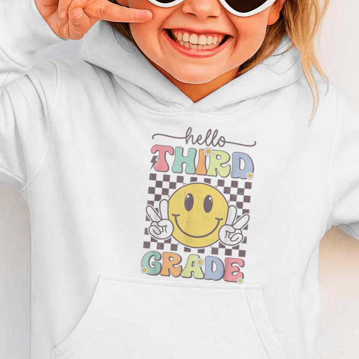 3rd Grade Team Back To School Hello Third Grade Smile Face Graphic Toddler Hoodie 3rd Grade Team Back To School Hello Third Grade Smile Face Graphic Toddler Hoodie